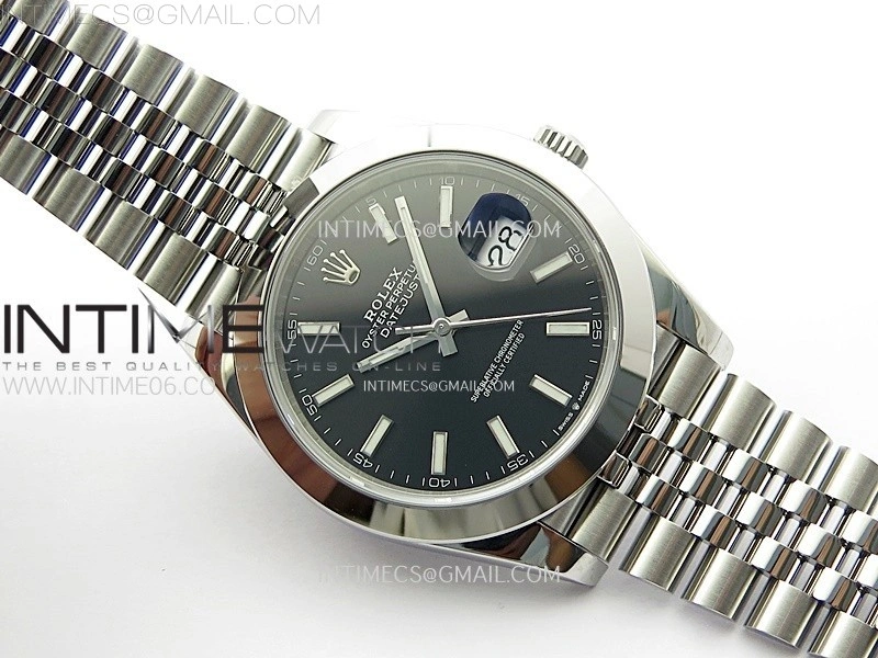 DateJust 41 126300 904L SS VSF 1:1 Best Edition Black Dial on Jubilee Bracelet VS3235