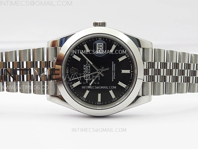 DateJust 41 126300 904L SS VSF 1:1 Best Edition Black Dial on Jubilee Bracelet VS3235