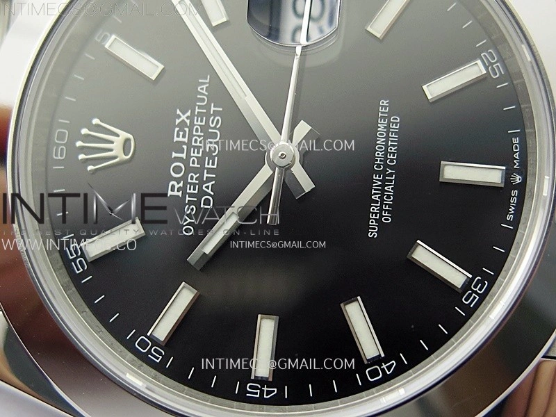 DateJust 41 126300 904L SS VSF 1:1 Best Edition Black Dial on Jubilee Bracelet VS3235