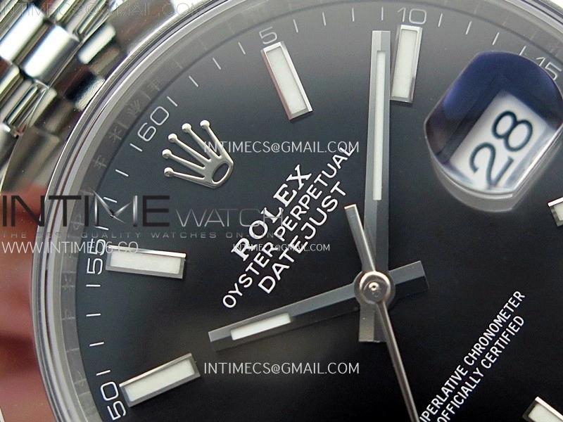 DateJust 41 126300 904L SS VSF 1:1 Best Edition Black Dial on Jubilee Bracelet VS3235