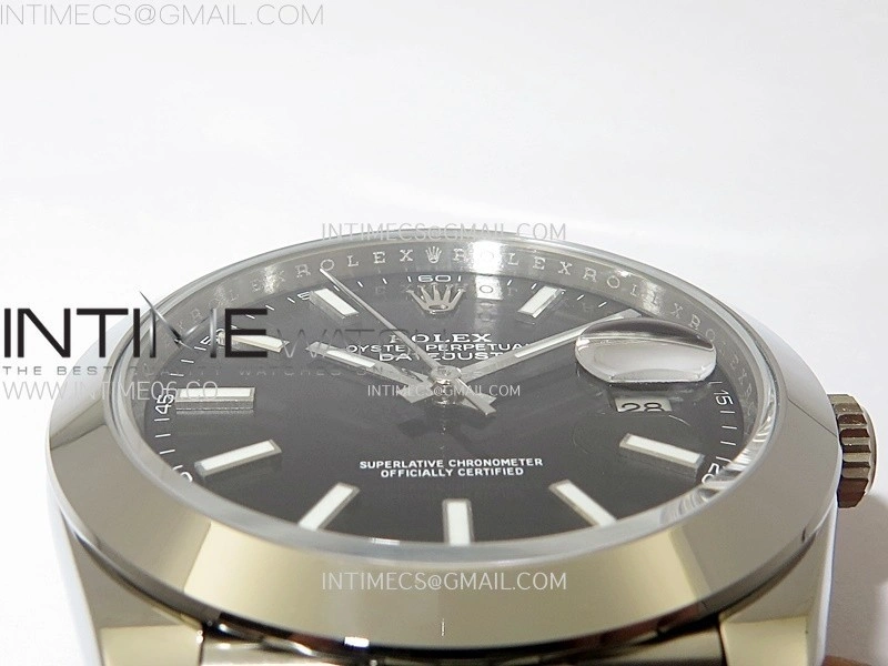 DateJust 41 126300 904L SS VSF 1:1 Best Edition Black Dial on Jubilee Bracelet VS3235