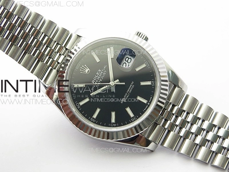 DateJust 41 126334 904L SS VSF 1:1 Best Edition Black Dial on Jubilee Bracelet VS3235