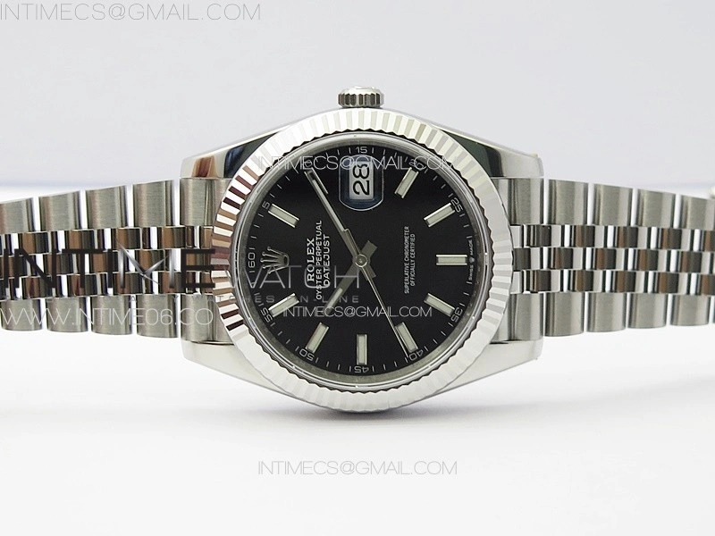 DateJust 41 126334 904L SS VSF 1:1 Best Edition Black Dial on Jubilee Bracelet VS3235