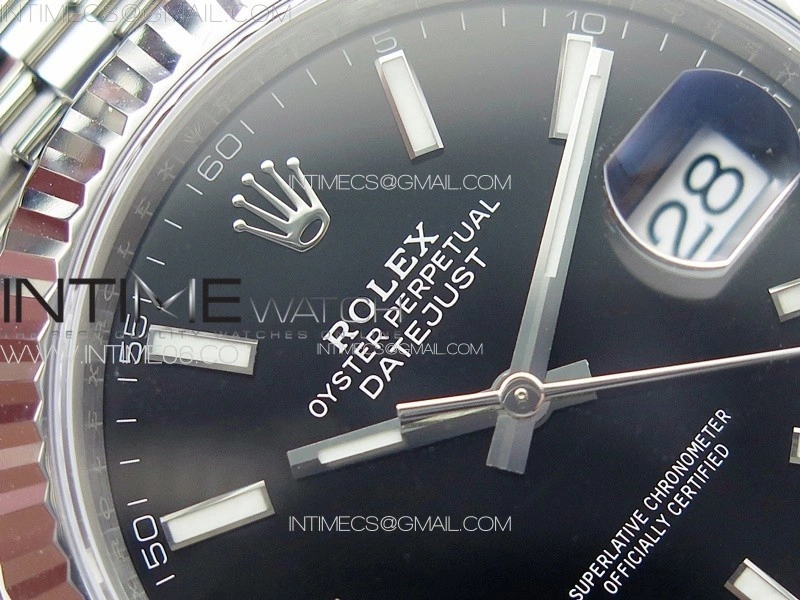 DateJust 41 126334 904L SS VSF 1:1 Best Edition Black Dial on Jubilee Bracelet VS3235