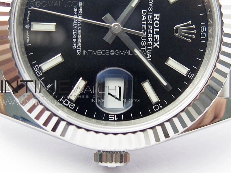 DateJust 41 126334 904L SS VSF 1:1 Best Edition Black Dial on Jubilee Bracelet VS3235