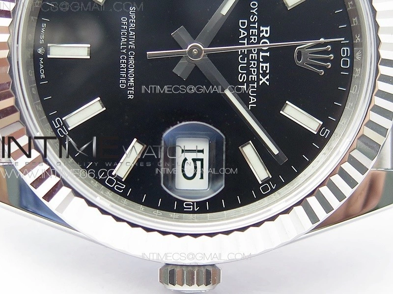 DateJust 41 126334 904L SS VSF 1:1 Best Edition Black Dial on Jubilee Bracelet VS3235