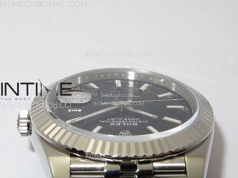 DateJust 41 126334 904L SS VSF 1:1 Best Edition Black Dial on Jubilee Bracelet VS3235