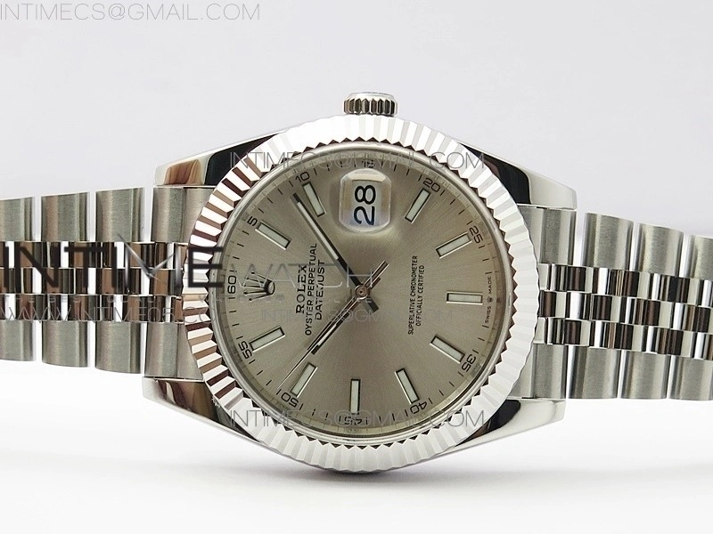 DateJust 41 126334 SS BP 1:1 Best Edition New Version Silver Dial on Jubilee Bracelet