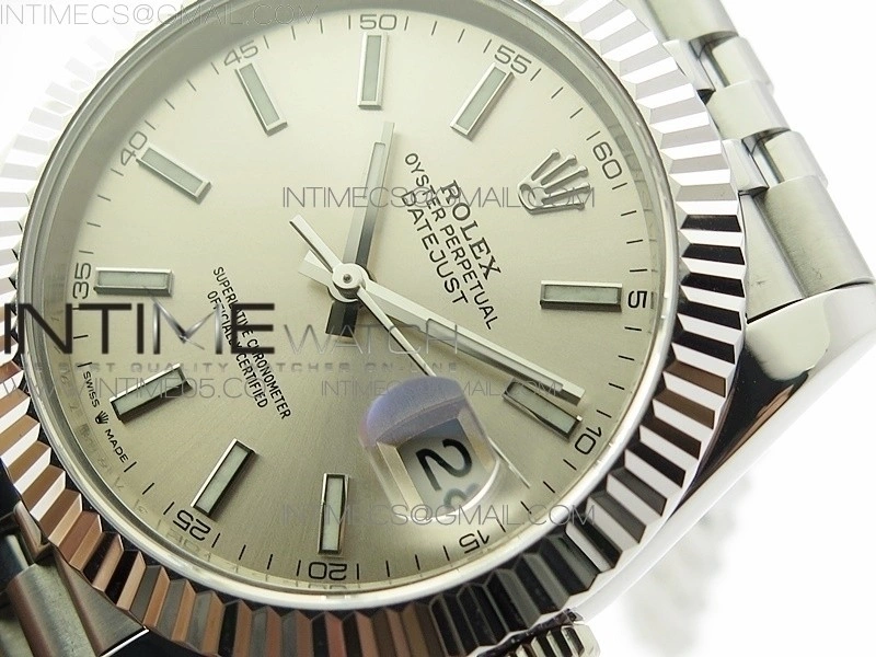 DateJust 41 126334 SS BP 1:1 Best Edition New Version Silver Dial on Jubilee Bracelet