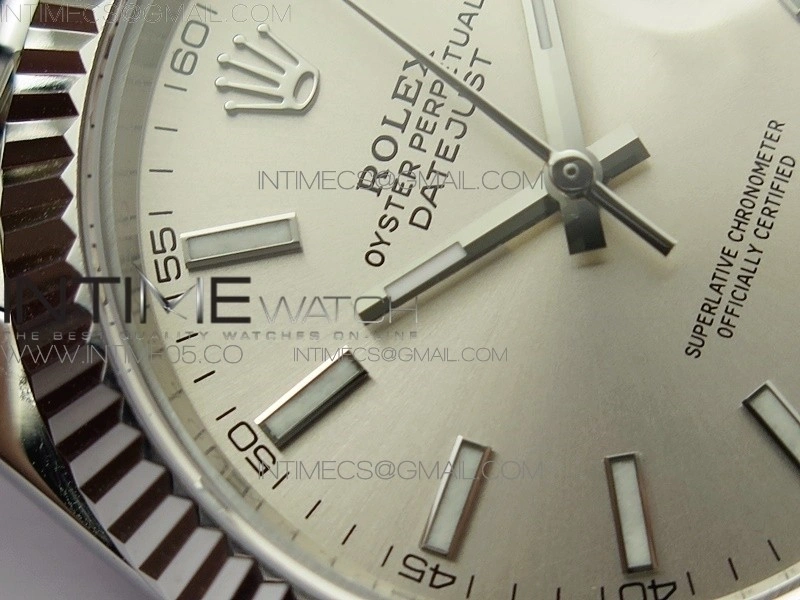 DateJust 41 126334 SS BP 1:1 Best Edition New Version Silver Dial on Jubilee Bracelet