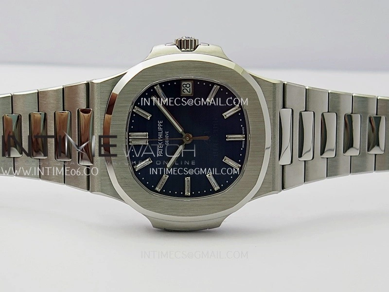 Nautilus 5711 3KF 1:1 Best Edition 40th Anniversary Blue Dial on SS Bracelet A324 Super Clone V2