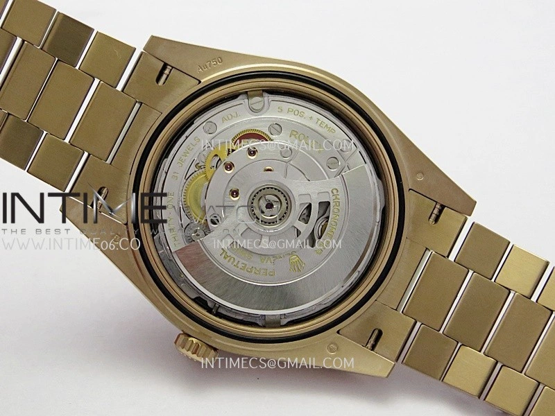 Day Date 228235 40mm 904L RG VSF 1:1 Best Edition Green Dial Roman Marker On RG President Bracelet DD3255