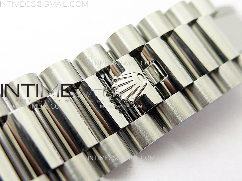 Day Date 228236 40mm 904L SS 1:1 AR+F Best Edition Blue Dial Roman Markers on SS President Bracelet SA3255