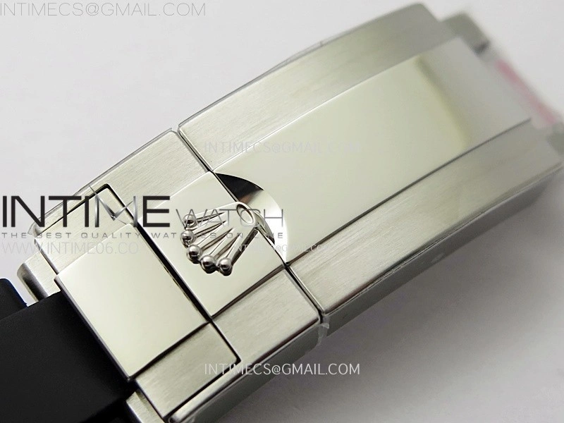 Daytona 116519 904L SS APSF 1:1 Best Edition Black Dial Diamonds Markers on Oysterflex Strap SH4130