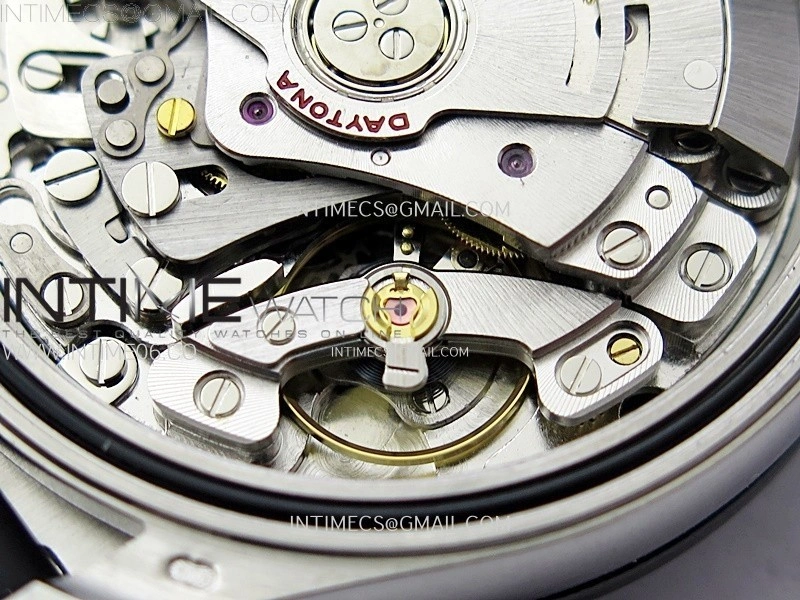 Daytona 116519 904L SS APSF 1:1 Best Edition Black Dial Diamonds Markers on Oysterflex Strap SH4130