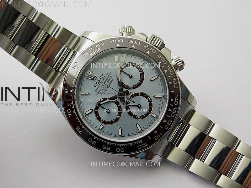 Daytona 126506 904L SS APSF 1:1 Best Edition Ice Blue Dial Sticks Markers on 904L SS Braclet SH4131