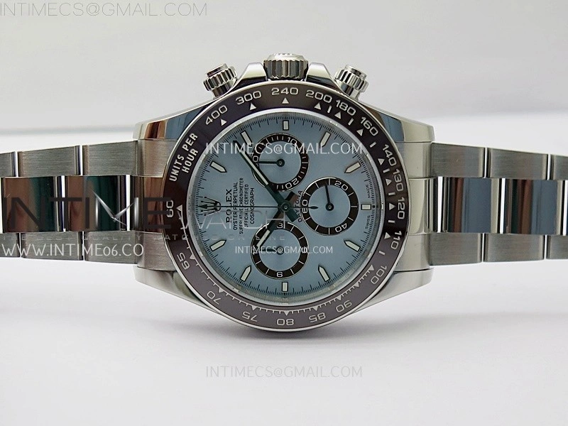 Daytona 126506 904L SS APSF 1:1 Best Edition Ice Blue Dial Sticks Markers on 904L SS Braclet SH4131