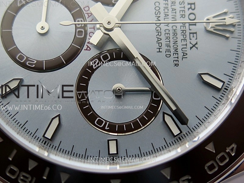 Daytona 126506 904L SS APSF 1:1 Best Edition Ice Blue Dial Sticks Markers on 904L SS Braclet SH4131