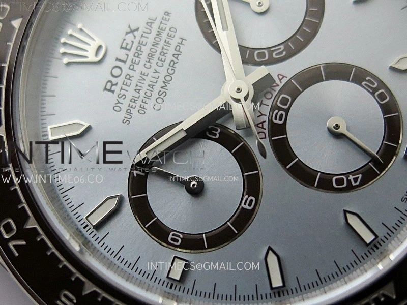 Daytona 126506 904L SS APSF 1:1 Best Edition Ice Blue Dial Sticks Markers on 904L SS Braclet SH4131