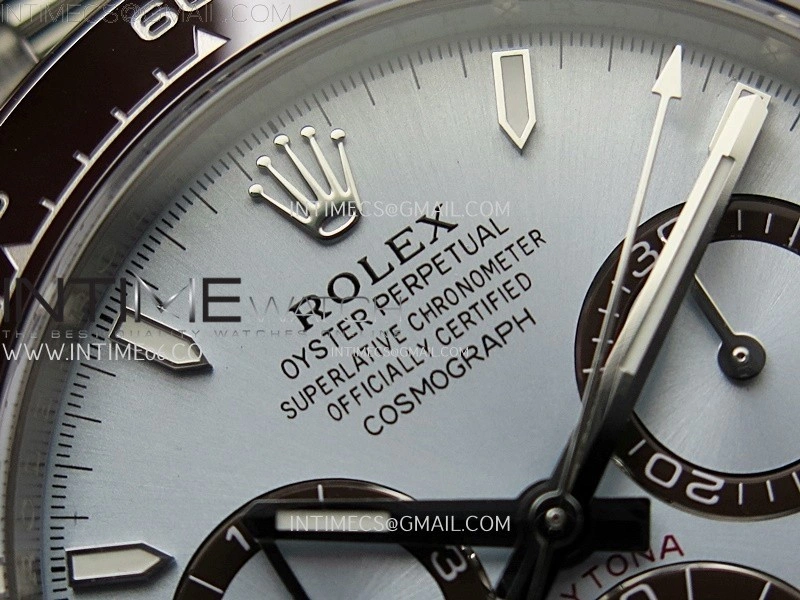 Daytona 126506 904L SS APSF 1:1 Best Edition Ice Blue Dial Sticks Markers on 904L SS Braclet SH4131