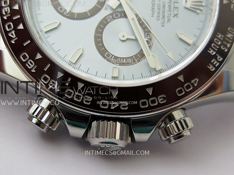Daytona 126506 904L SS APSF 1:1 Best Edition Ice Blue Dial Sticks Markers on 904L SS Braclet SH4131