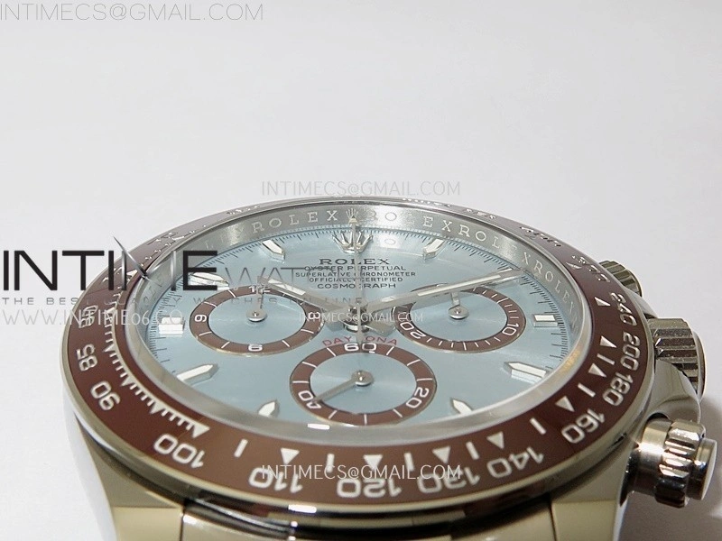 Daytona 126506 904L SS APSF 1:1 Best Edition Ice Blue Dial Sticks Markers on 904L SS Braclet SH4131