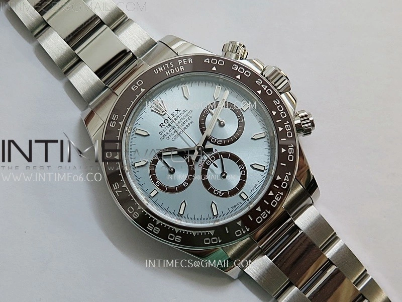 Daytona 126506 904L SS APSF 1:1 Best Edition Ice Blue Dial Sticks Markers on 904L SS Braclet SH4131