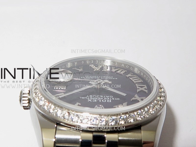 DateJust 31mm 904L SS AR+F Best Edition Purple Dial Roman Marker On 904L SS Jubilee Bracelet A2236