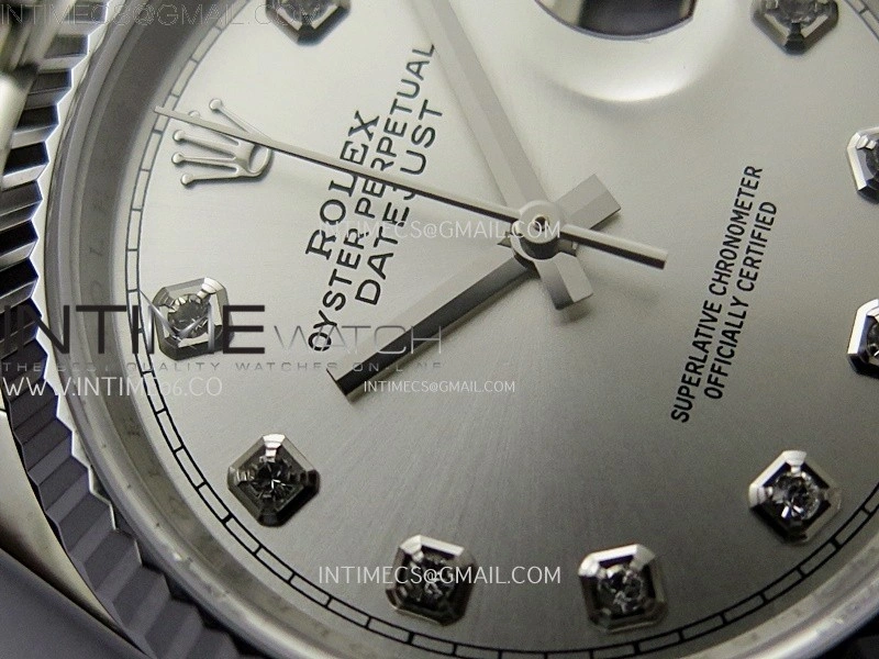 DateJust 126234 904L SS JDF 1:1 Best Edition Silver Dial Diamond Markers on Jubilee 904L SS Bracelet