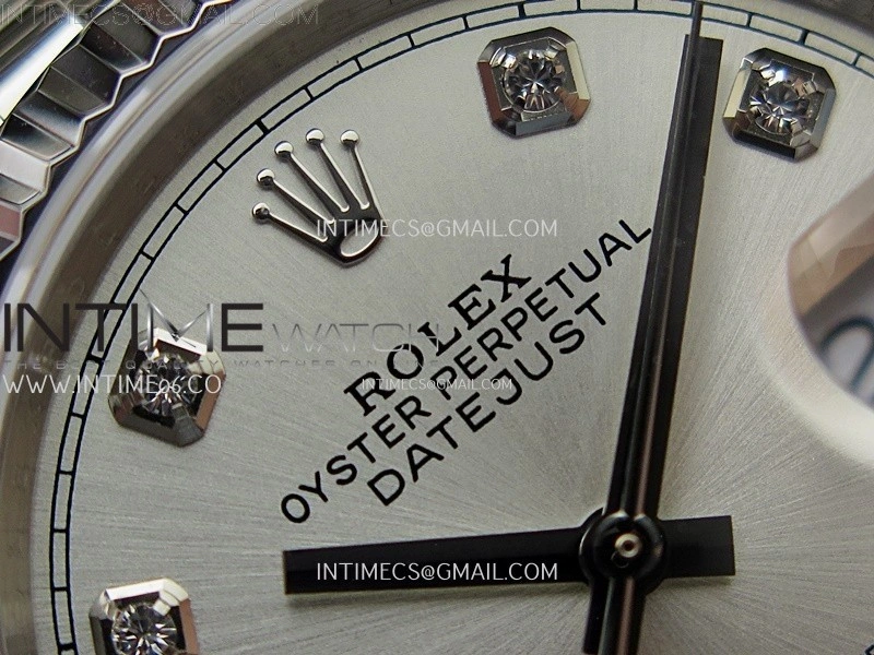 DateJust 126234 904L SS JDF 1:1 Best Edition Silver Dial Diamond Markers on Jubilee 904L SS Bracelet