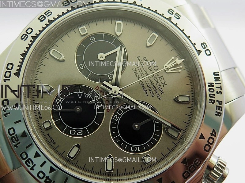 Daytona 116509 904L SS VF 1:1 Best Edition Silver Gray Dial Stick Marker On 904L SS Bracelet DD4130