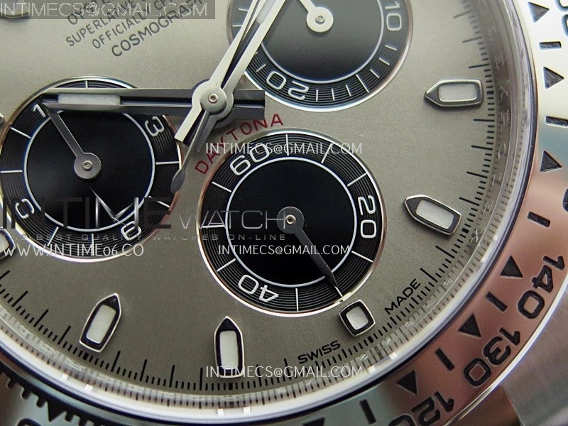 Daytona 116509 904L SS VF 1:1 Best Edition Silver Gray Dial Stick Marker On 904L SS Bracelet DD4130