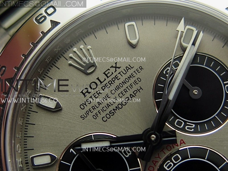 Daytona 116509 904L SS VF 1:1 Best Edition Silver Gray Dial Stick Marker On 904L SS Bracelet DD4130