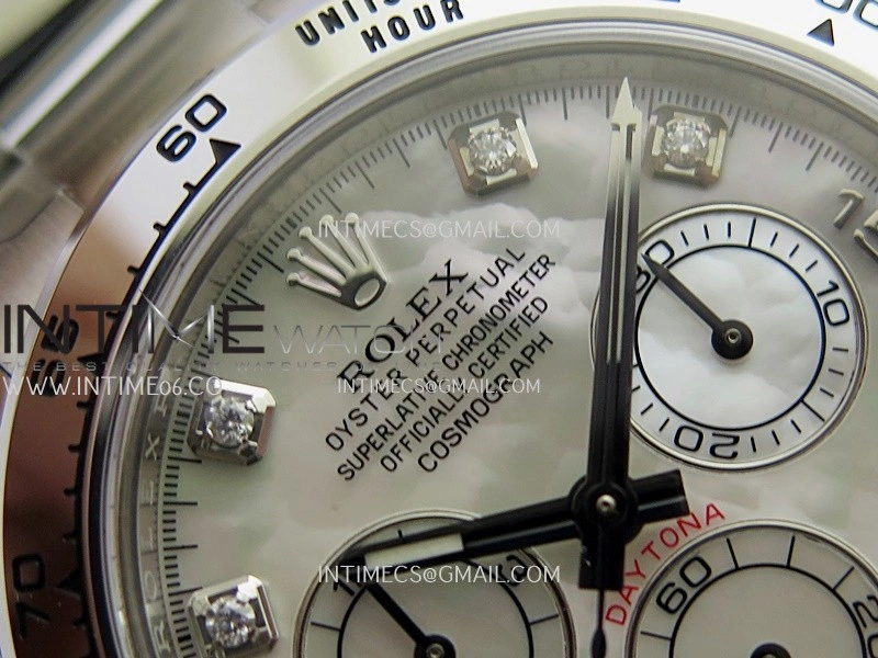 Daytona 116509 904L SS VF 1:1 Best Edition White MOP Dial Diamond Marker On 904L SS Bracelet DD4130