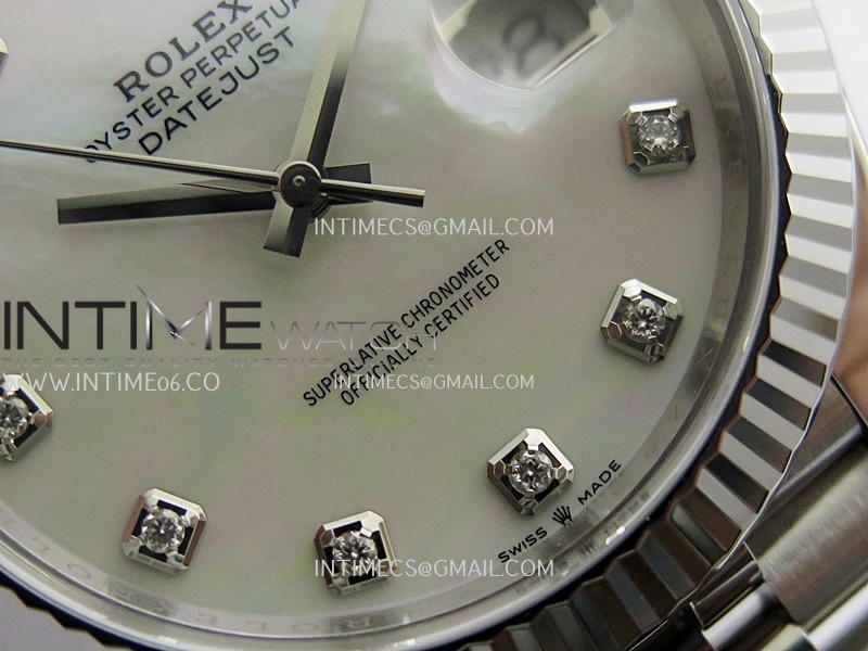 DateJust 41 126334 904L SS VF 1:1 Best Edition White MOP Dial Diamond Marker On Jubilee Bracelet DD3235