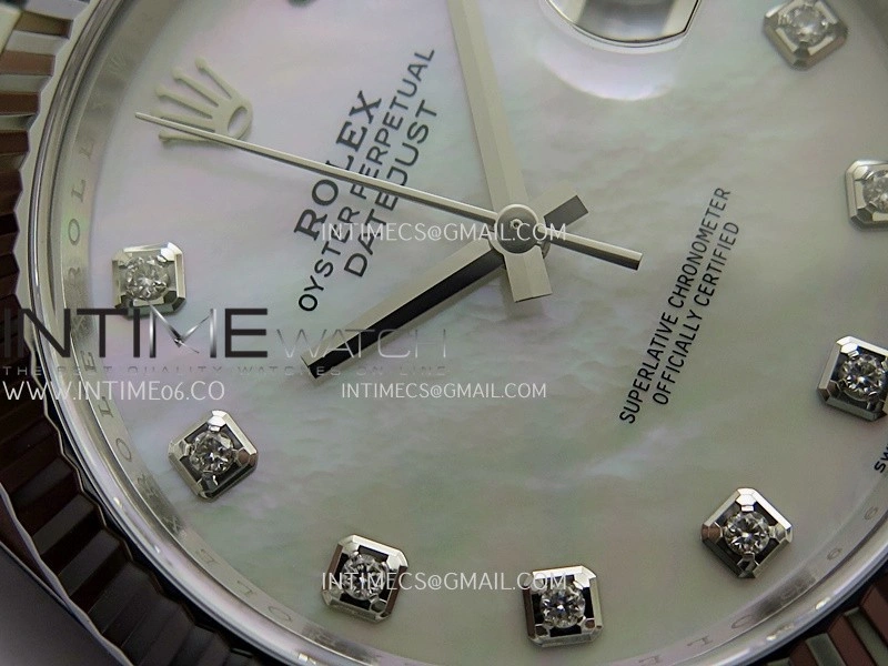 DateJust 41 126334 904L SS VF 1:1 Best Edition White MOP Dial Diamond Marker On Jubilee Bracelet DD3235