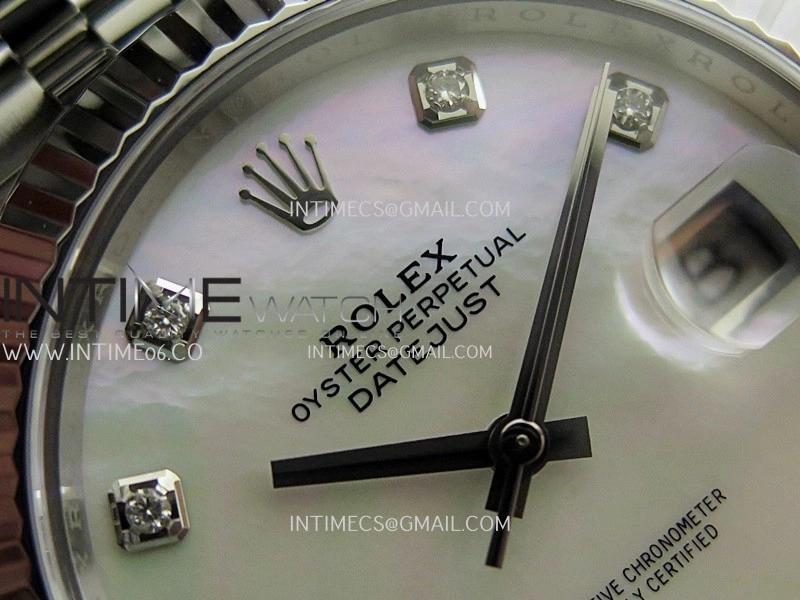 DateJust 41 126334 904L SS VF 1:1 Best Edition White MOP Dial Diamond Marker On Jubilee Bracelet DD3235