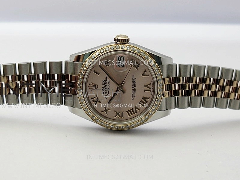 DateJust 31mm 904L SS RG AR+F Best Edition RG Dial Roman Marker On 904L RG SS Jubilee Bracelet A2236
