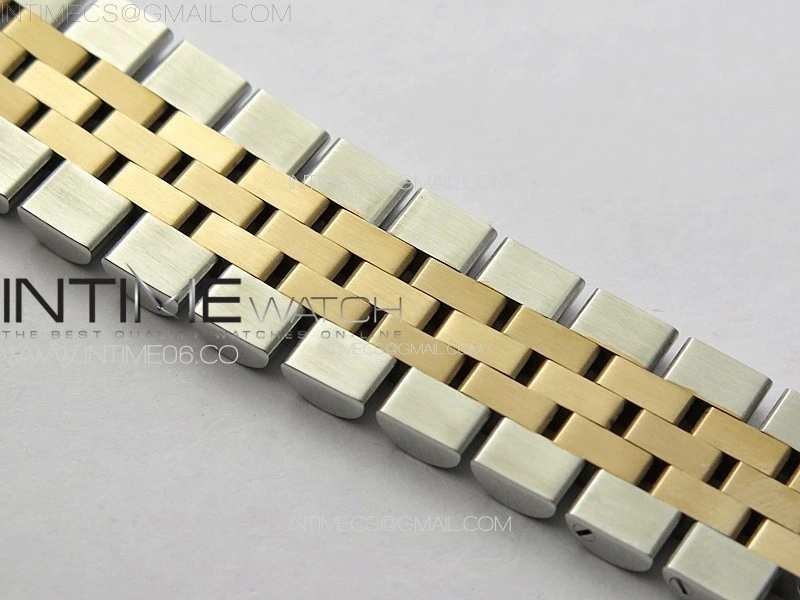 DateJust 31mm 278274 904L SS RG Crystals Bezel GMF Best Edition Silver Flowers Crystals Dial on 904L SS RG