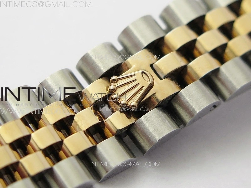 DateJust 31mm 278274 904L SS RG Crystals Bezel GMF Best Edition Silver Flowers Crystals Dial on 904L SS RG