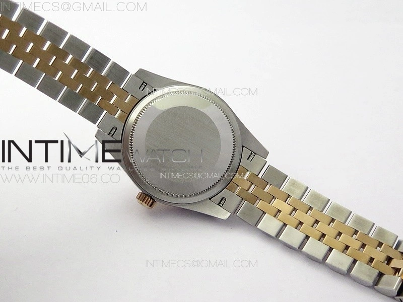 DateJust 31mm 278274 904L SS RG Crystals Bezel GMF Best Edition Silver Flowers Crystals Dial on 904L SS RG