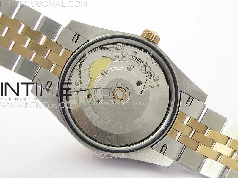 DateJust 31mm 278274 904L SS RG Crystals Bezel GMF Best Edition Silver Flowers Crystals Dial on 904L SS RG