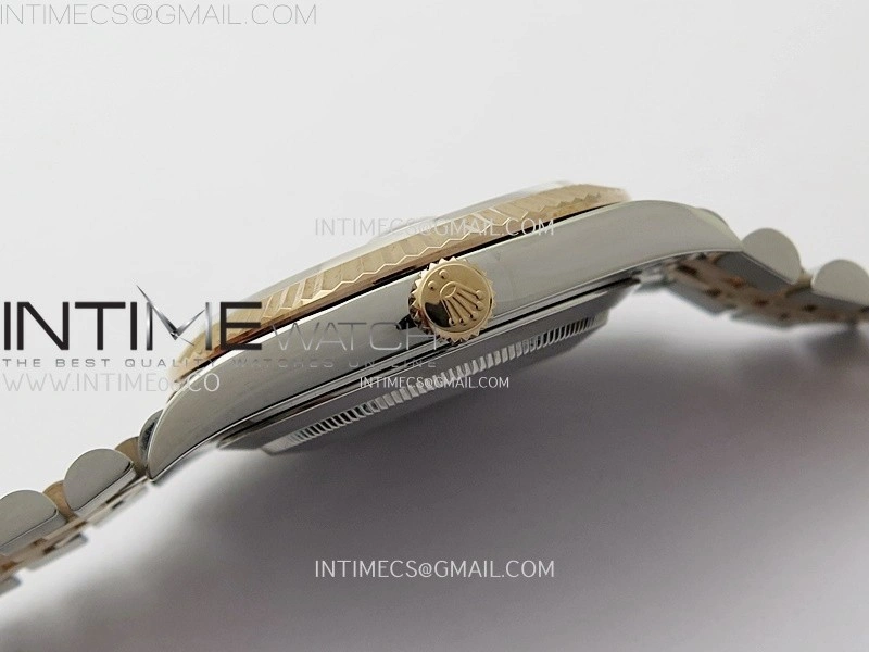 DateJust 126331 904L SS RG JDF 1:1 Best Edition RG Fluted Dial Stick Markers on Jubilee SS RG Bracelet