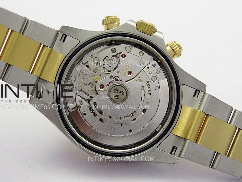 Daytona 116503 904L SS YG VF 1:1 Best Edition Black Dial Diamond Marker On 904L SS YG Bracelet DD4130