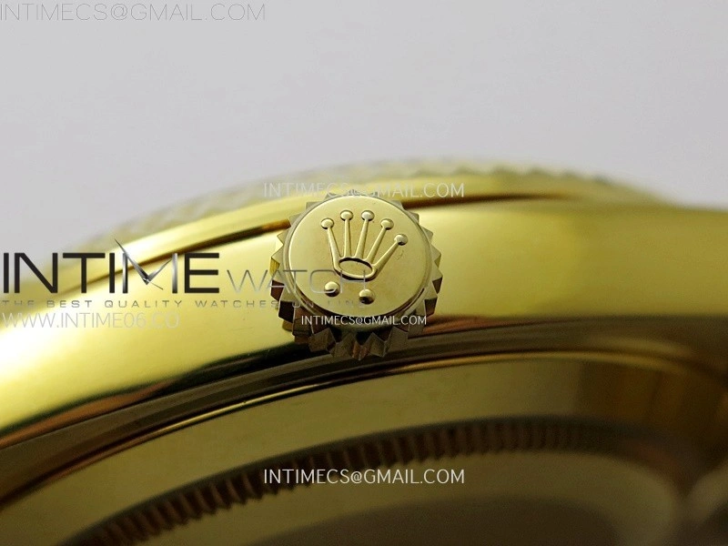 Day Date 228238 40mm 904L YG 1:1 AR+F Best Edition Gold Dial Roman Markers on YG President Bracelet SA3255