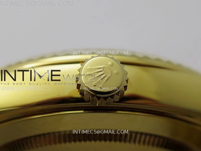 Day Date 228238 40mm 904L YG 1:1 AR+F Best Edition Gold Dial Roman Markers on YG President Bracelet SA3255