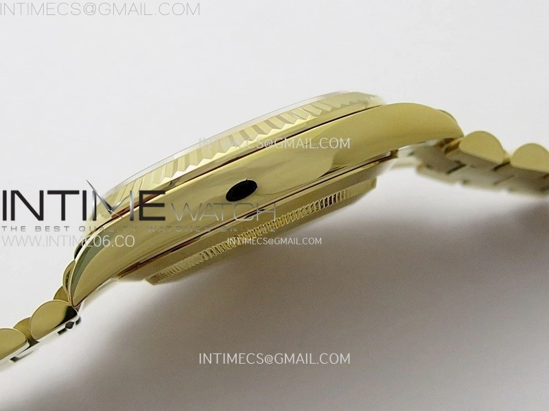 Day Date 228238 40mm 904L YG 1:1 AR+F Best Edition Gold Dial Roman Markers on YG President Bracelet SA3255