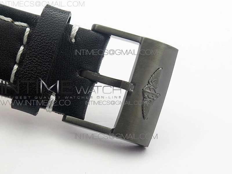 Avenger II Seawolf DLC V2 Best Edition Black Dial Stick Markers Red Second Hand on Black Strap A2836