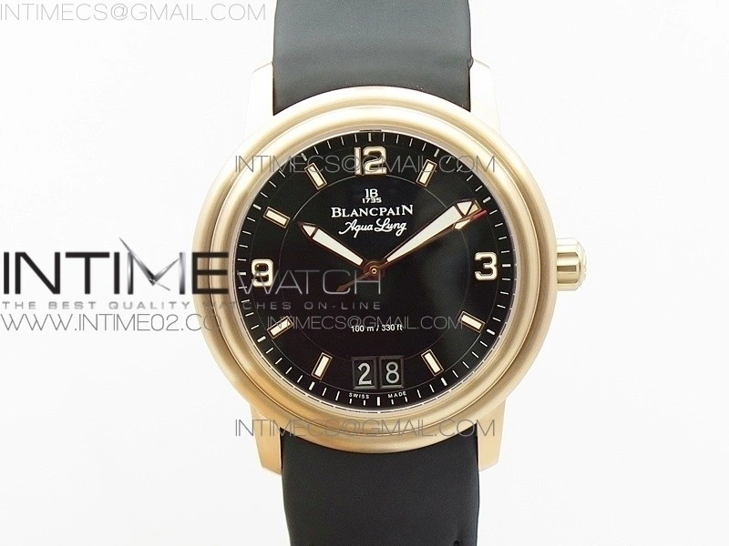 LEMAN 2850B RG 1:1 Best Edition Black Dial on Black Rubber Strap Cal.6950