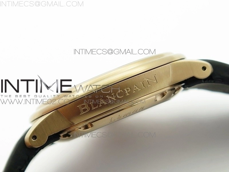LEMAN 2850B RG 1:1 Best Edition Black Dial on Black Rubber Strap Cal.6950